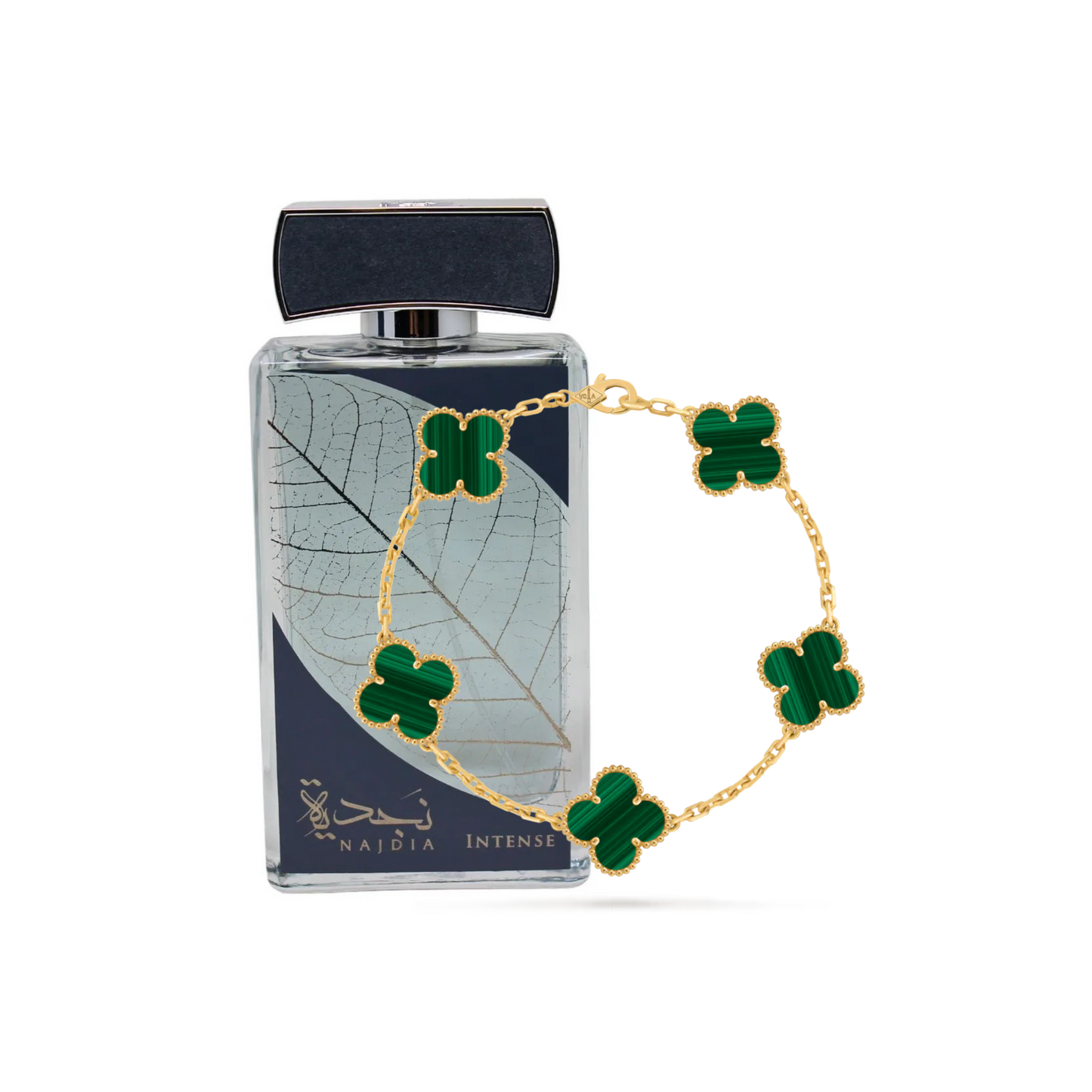 PERFUME NAJDIA INTENSE + PULSERA VAN CLEEF MALAQUITA