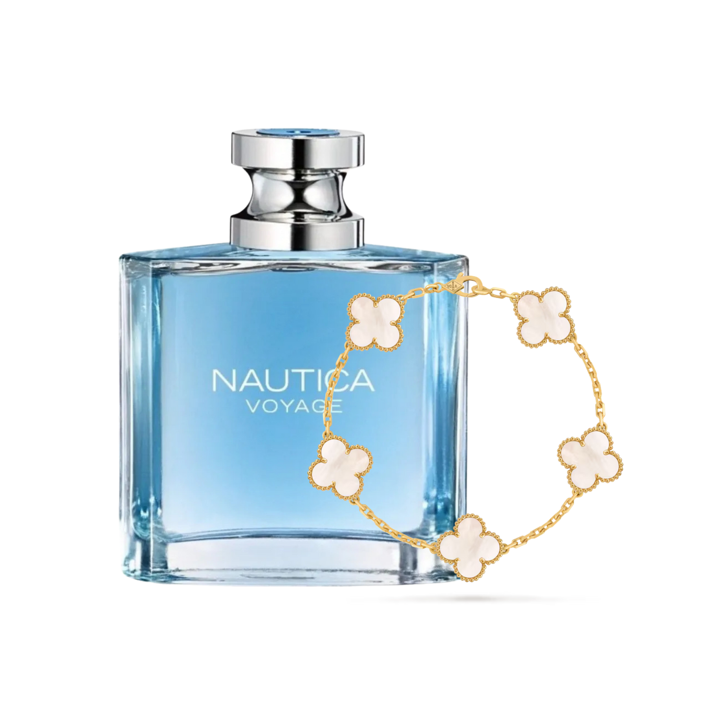 PERFUME NAUTICA VOYAGE + PULSERA VAN CLEEF NÁCAR