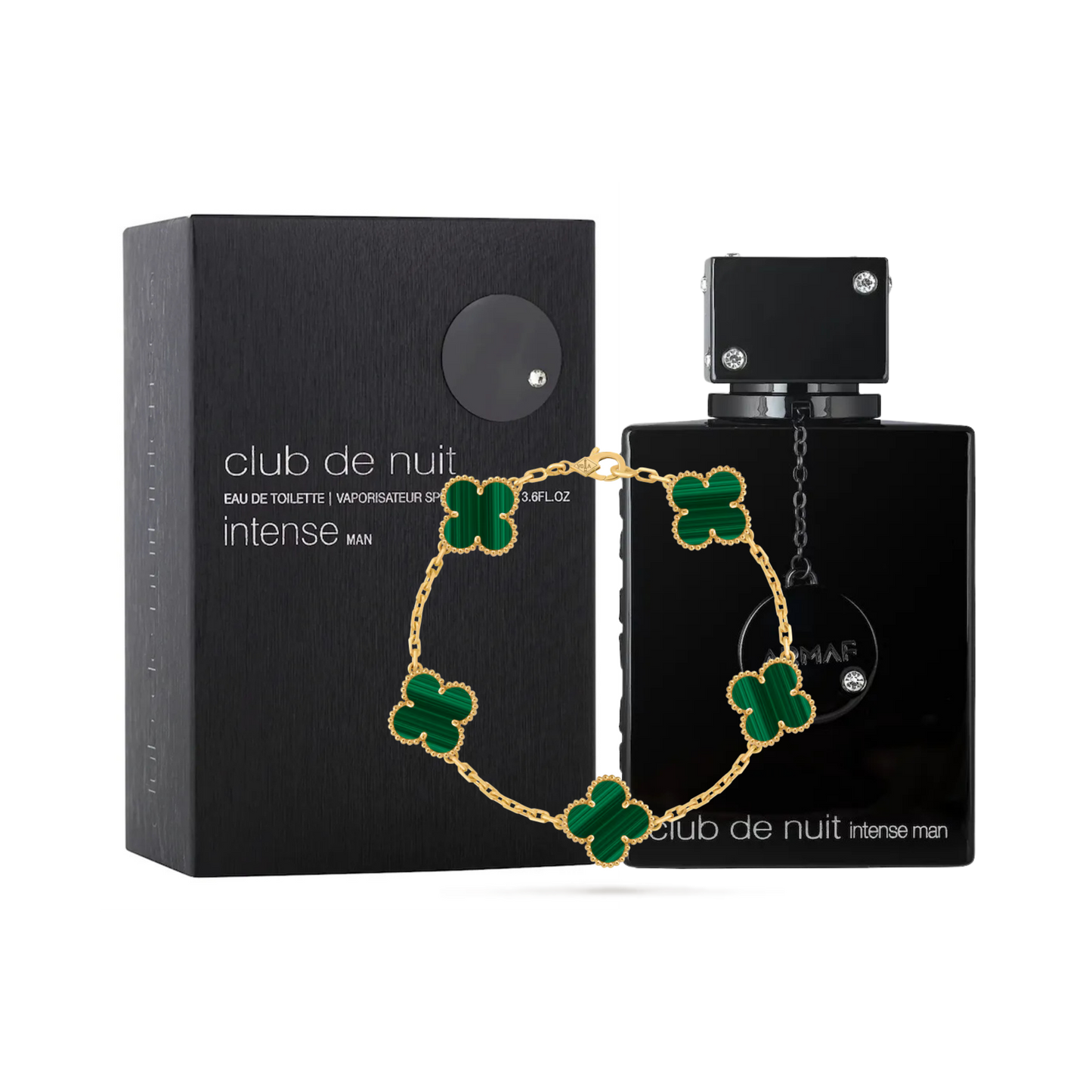 PERFUME CLUB THE NUIT INTENSE + PULSERA VAN CLEEF MALAQUITA