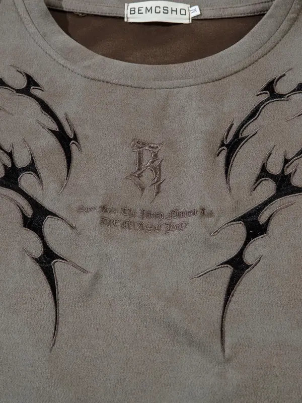 Tee "Reflejo Bélico" – Mocha Dust