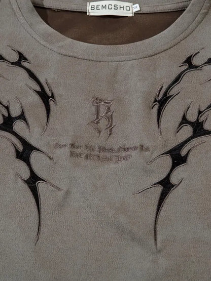 Tee "Reflejo Bélico" – Mocha Dust