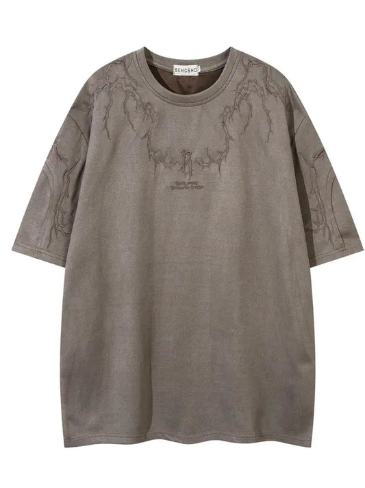 Tee "Blindaje Bélico" – Steel Grey