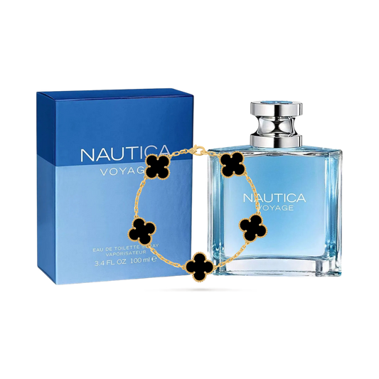 PERFUME NAUTICA VOYAGE + PULSERA VAN CLEEF ÓNICE