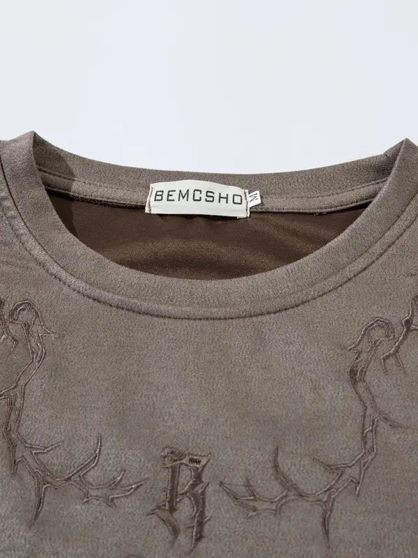 Tee "Blindaje Bélico" – Steel Grey